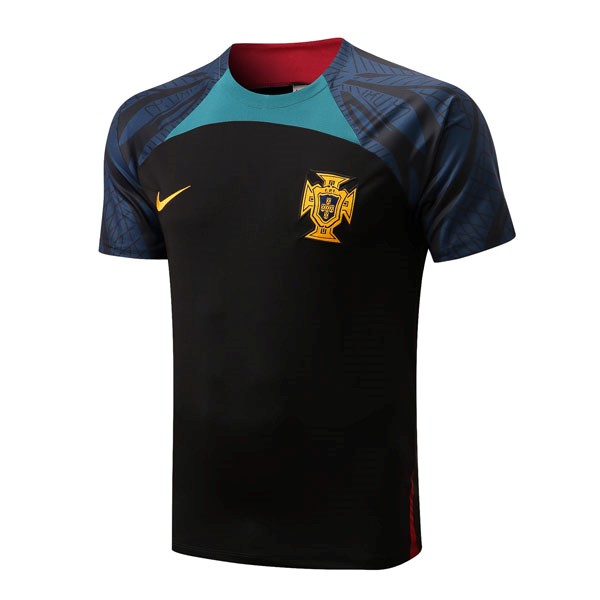 Camiseta Entrenamien Portugal 2022/23 Negro Azul
